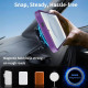 For Samsung Galaxy S24+ 5G Frosted Holder PC Hybrid TPU MagSafe Phone Case(Purple)