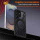 For Samsung Galaxy S24+ 5G Silicone Cooling Hollow Metal MagSafe Phone Case(Silver)