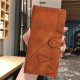 For Samsung Galaxy S23+ 5G Triangles Embossed Leather Phone Case(Brown)