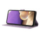 For Samsung Galaxy S24+ 5G Triangles Embossed Leather Phone Case(Purple)