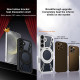 For Samsung Galaxy S24+ 5G Cooling Hollow Metal Holder MagSafe Phone Case(Black)