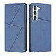 For Samsung Galaxy S23+ 5G Strong Magnetic Frosted Flip Leather Phone Case(Royal Blue)