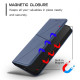 For Samsung Galaxy S23+ 5G Strong Magnetic Frosted Flip Leather Phone Case(Royal Blue)