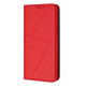 For Samsung Galaxy S23+ 5G Strong Magnetic Frosted Flip Leather Phone Case(Red)