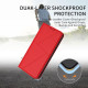 For Samsung Galaxy S23+ 5G Strong Magnetic Frosted Flip Leather Phone Case(Red)