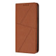 For Samsung Galaxy S23+ 5G Strong Magnetic Frosted Flip Leather Phone Case(Coffee Color)