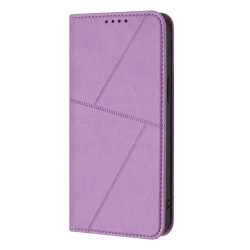 For Samsung Galaxy S23+ 5G Strong Magnetic Frosted Flip Leather Phone Case(Light Purple)