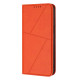 For Samsung Galaxy S23+ 5G Strong Magnetic Frosted Flip Leather Phone Case(Orange)