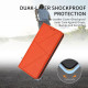 For Samsung Galaxy S23+ 5G Strong Magnetic Frosted Flip Leather Phone Case(Orange)