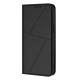 For Samsung Galaxy S23+ 5G Strong Magnetic Frosted Flip Leather Phone Case(Black)
