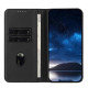 For Samsung Galaxy S23+ 5G Strong Magnetic Frosted Flip Leather Phone Case(Black)