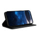 For Samsung Galaxy S23+ 5G Strong Magnetic Frosted Flip Leather Phone Case(Black)