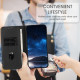 For Samsung Galaxy S23+ 5G Strong Magnetic Frosted Flip Leather Phone Case(Black)