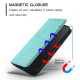 For Samsung Galaxy S23+ 5G Strong Magnetic Frosted Flip Leather Phone Case(Light Blue)