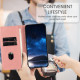 For Samsung Galaxy S23+ 5G Strong Magnetic Frosted Flip Leather Phone Case(Pink)