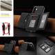 For Samsung Galaxy S24+ 5G Solid Color Horizontal Magnetic Card Bag RFID MagSafe Phone Case(Black)