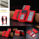 For Samsung Galaxy S23+ 5G Zipper Horizontal Magnetic Card Bag RFID MagSafe Phone Case(Red)