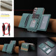 For Samsung Galaxy S23+ 5G Zipper Horizontal Magnetic Card Bag RFID MagSafe Phone Case(Green)