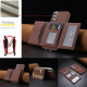 For Samsung Galaxy S23+ 5G Zipper Horizontal Magnetic Card Bag RFID MagSafe Phone Case(Brown)