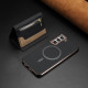 For Samsung Galaxy S23+ 5G Zipper Horizontal Magnetic Card Bag RFID MagSafe Phone Case(Black)
