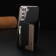 For Samsung Galaxy S23+ 5G Zipper Horizontal Magnetic Card Bag RFID MagSafe Phone Case(Black)
