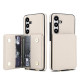 For Samsung Galaxy S24+ 5G Crossbody Dual-buckle Wallet RFID Back Leather Phone Case(White)