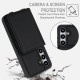 For Samsung Galaxy S24+ 5G Crossbody Dual-buckle Wallet RFID Back Leather Phone Case(Black)
