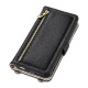 For Samsung Galaxy S24+ 5G ESEBLE E11 Colorful Litchi Pattern Zipper Wallet Leather Phone Case(Black)