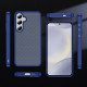 For Samsung Galaxy S24+ 5G Carbon Fiber Texture Skin-feel Acrylic TPU Phone Case(Blue)