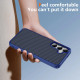 For Samsung Galaxy S24+ 5G Carbon Fiber Texture Skin-feel Acrylic TPU Phone Case(Blue)