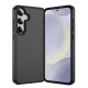 For Samsung Galaxy S24+ 5G Carbon Fiber Texture Skin-feel Acrylic TPU Phone Case(Black)