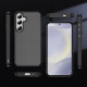 For Samsung Galaxy S24+ 5G Carbon Fiber Texture Skin-feel Acrylic TPU Phone Case(Black)