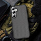 For Samsung Galaxy S24+ 5G Carbon Fiber Texture Skin-feel Acrylic TPU Phone Case(Black)