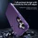 For Samsung Galaxy S24+ 5G Carbon Fiber Texture Skin-feel Acrylic TPU Phone Case(Purple)