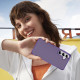 For Samsung Galaxy S24+ 5G Carbon Fiber Texture Skin-feel Acrylic TPU Phone Case(Purple)