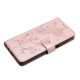 For Samsung Galaxy S24+ 5G Rose Flower Embossing Pattern Leather Phone Case(Rose Gold)