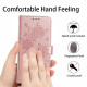 For Samsung Galaxy S24+ 5G Rose Flower Embossing Pattern Leather Phone Case(Rose Gold)