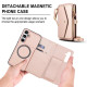 For Samsung Galaxy S24+ 5G Multifunctional Wallet Detachable Leather Phone Case with Lanyard(Rose Gold)