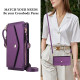 For Samsung Galaxy S24+ 5G Multifunctional Wallet Detachable Leather Phone Case with Lanyard(Dark Purple)