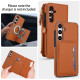 For Samsung Galaxy S24+ 5G Multifunctional Wallet Detachable Leather Phone Case with Lanyard(Brown)