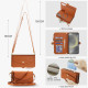 For Samsung Galaxy S24+ 5G Multifunctional Wallet Detachable Leather Phone Case with Lanyard(Brown)