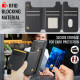 For Samsung Galaxy S24+ 5G MAGKING K3 Series MagSafe RFID Card Bag Detachable Phone Case(Black)