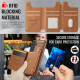 For Samsung Galaxy S24+ 5G MAGKING K3 Series MagSafe RFID Card Bag Detachable Phone Case(Brown)