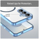 For Samsung Galaxy S24+ 5G PC Hybrid TPU Airbag Shockproof MagSafe Phone Case(Transparent Blue)