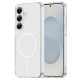 For Samsung Galaxy S24+ 5G PC Hybrid TPU Airbag Shockproof MagSafe Phone Case(Transparent)