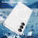 For Samsung Galaxy S24+ 5G PC Hybrid TPU Airbag Shockproof MagSafe Phone Case(Transparent)