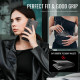 For Samsung Galaxy S24+ 5G JEEHOOD J09 Buckle Card Bag MagSafe Magnetic Style RFID Leather Phone Case(Black)