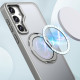 For Samsung Galaxy S24+ 5G kalebol MagSafe Metal Ring Holder Phone Case(Titanium Gray)