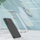 For Samsung Galaxy S24+ 5G kalebol MagSafe Metal Ring Holder Phone Case(Transparent)