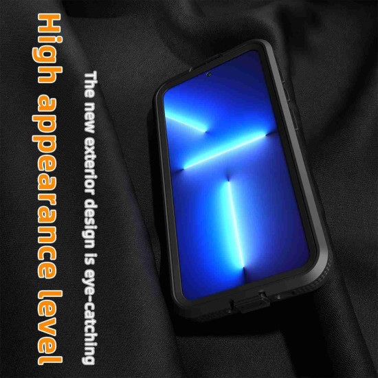 For Samsung Galaxy S24+ 5G RedPepper IP68 Waterproof Triple-proof MagSafe Phone Case(Black)